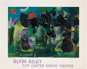 VARIOUS ARTISTS. [ALVIN AILEY POSTERS]. Group of 15 posters. Sizes vary.